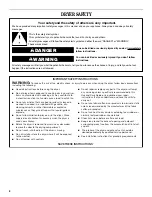 Предварительный просмотр 2 страницы Inglis IV8500 User Instructions