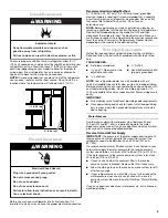 Предварительный просмотр 3 страницы Inglis IVS22530 Use And Care Manual