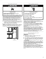 Preview for 3 page of Inglis Refrigerator Use & Care Manual