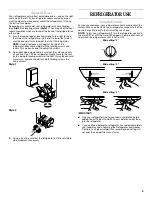 Preview for 9 page of Inglis Refrigerator Use & Care Manual