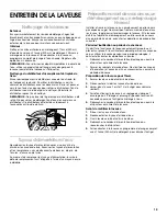 Preview for 19 page of Inglis TWO SPEED AUTOMATIC Use & Care Manual