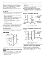 Preview for 5 page of Inglis WASHER User Manual