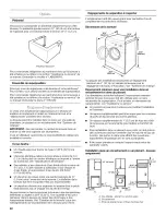 Preview for 22 page of Inglis WASHER User Manual