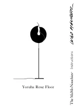 Ingo Maurer The MaMo Nouchies Yoruba Rose Floor Instructions Manual preview