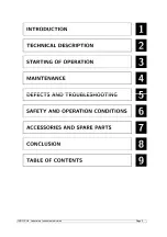 Preview for 3 page of Ingos RVO 004 User Manual