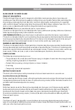 Preview for 5 page of inhealth BE 6048 Instructions For Use Manual