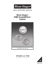 inhealth Blom-Singer HME/HumidiFilter User Instructions For Use preview