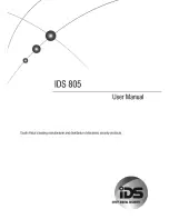 Inhep Digital Security IDS 805 User Manual preview