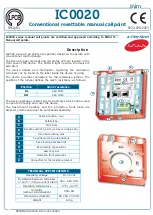 Предварительный просмотр 1 страницы INIM IC0020 Series Manual