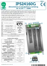 Preview for 1 page of INIM IPS24160G Manual