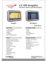 Preview for 1 page of Initial GM-431 Specifications