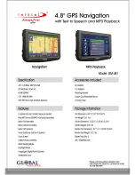 Preview for 1 page of Initial GM-481 Specifications