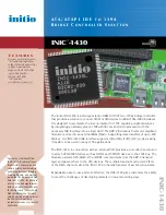 Preview for 1 page of Initio INIC 1430 Datasheet