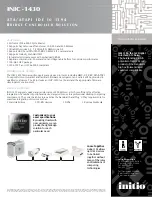 Preview for 2 page of Initio INIC 1430 Datasheet