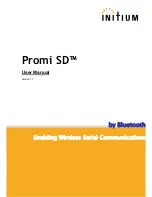 initium Promi SD101 User Manual preview