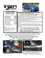 injen technology SP1202 Quick Start Manual preview