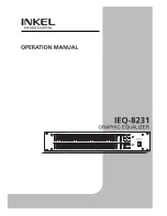 Предварительный просмотр 1 страницы Inkel IEQ-8231 Operation Manual