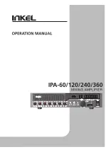 Inkel IPA-120 Operation Manual предпросмотр