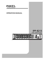 Inkel IPP-8213 Operation Manual предпросмотр