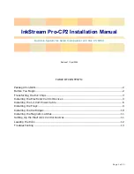 Preview for 1 page of InkStream Pro-CP2 Installation Manual