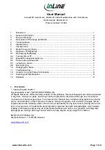 Preview for 11 page of Inline 55360 User Manual