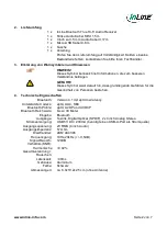 Preview for 2 page of Inline 99140I Operating Instructions Manual