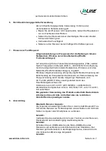 Preview for 4 page of Inline 99140I Operating Instructions Manual