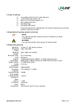 Preview for 9 page of Inline 99140I Operating Instructions Manual