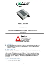 Preview for 10 page of Inline 99202i User Manual