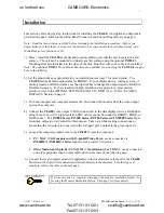 Preview for 5 page of Inline CIA100 Operation Manual