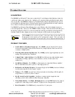 Preview for 3 page of Inline COURT DIRECTOR CD100 Operation Manual