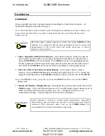 Preview for 5 page of Inline COURT DIRECTOR CD100 Operation Manual