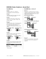 Preview for 4 page of Inline MSV0804 Operation Manual