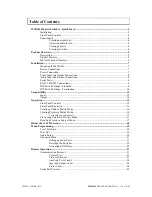 Preview for 3 page of Inline MSX1616 Operation Manual