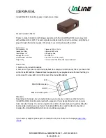 Preview for 2 page of Inline WoodBrick User Manual