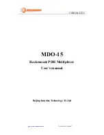 Inmidas MDO-15 User Manual preview