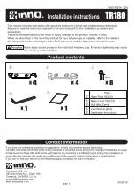 Preview for 1 page of INNO TR180 Installation Instructions Manual