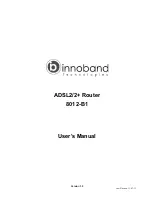 Предварительный просмотр 1 страницы Innoband 8012-B1 User Manual