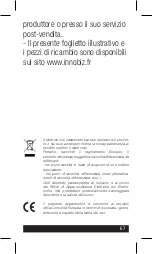 Preview for 67 page of INNOBIZ BULIA Instructions For Use Manual