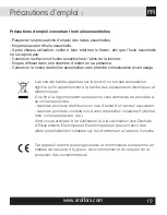 Preview for 19 page of INNOBIZ Pluglia Alize Instructions For Use Manual