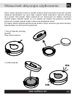 Preview for 49 page of INNOBIZ Pluglia Alize Instructions For Use Manual