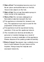 Preview for 4 page of Innocenti ART29228 User Manual