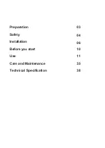 Preview for 2 page of Innocenti ICONTFT90 User Manual