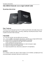 Preview for 1 page of InnoChain SX-EX69 Operating Instructions