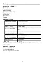 Preview for 2 page of InnoChain SX-EX69 Operating Instructions