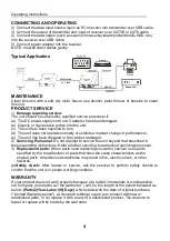 Preview for 4 page of InnoChain SX-EX69 Operating Instructions