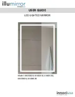 Preview for 1 page of Innoci-USA illumirror 63402028 User Manual