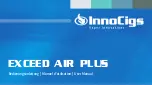 InnoCigs Exceed Air Plus User Manual предпросмотр