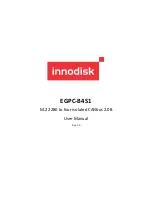 Предварительный просмотр 1 страницы Innodisk EGPC-B4S1 User Manual