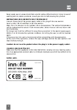 Предварительный просмотр 6 страницы Innofit INN-027 User Manual